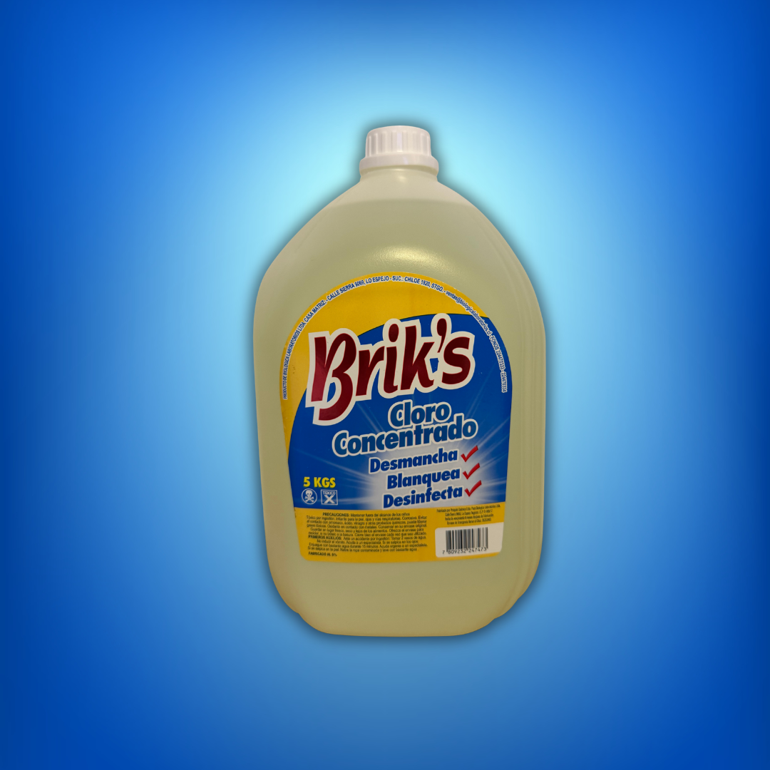 Cloro Liquido Brik's 5 Litros