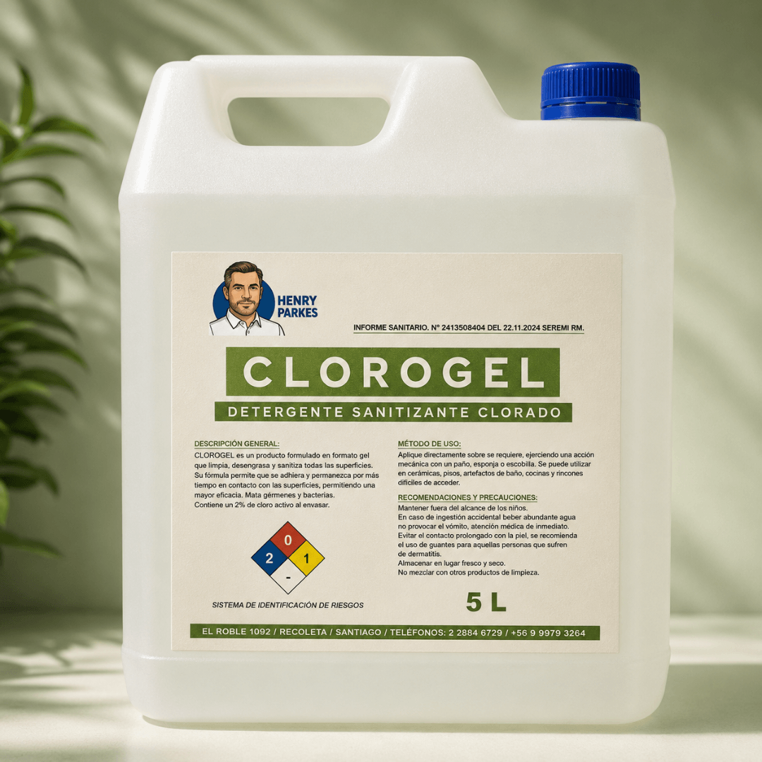 Clorogel Cloro 2% con Detergente 5 Litros