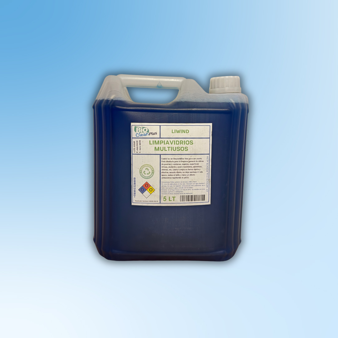 Limpia Vidrios BiO CleanPlus 5 Litros