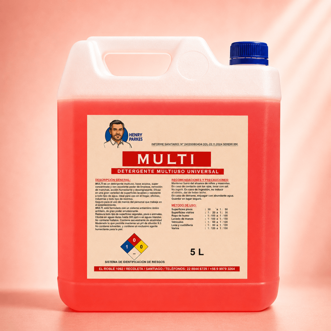 Multi Pro Detergente Desengrasante Multiuso Gel 5 Litros
