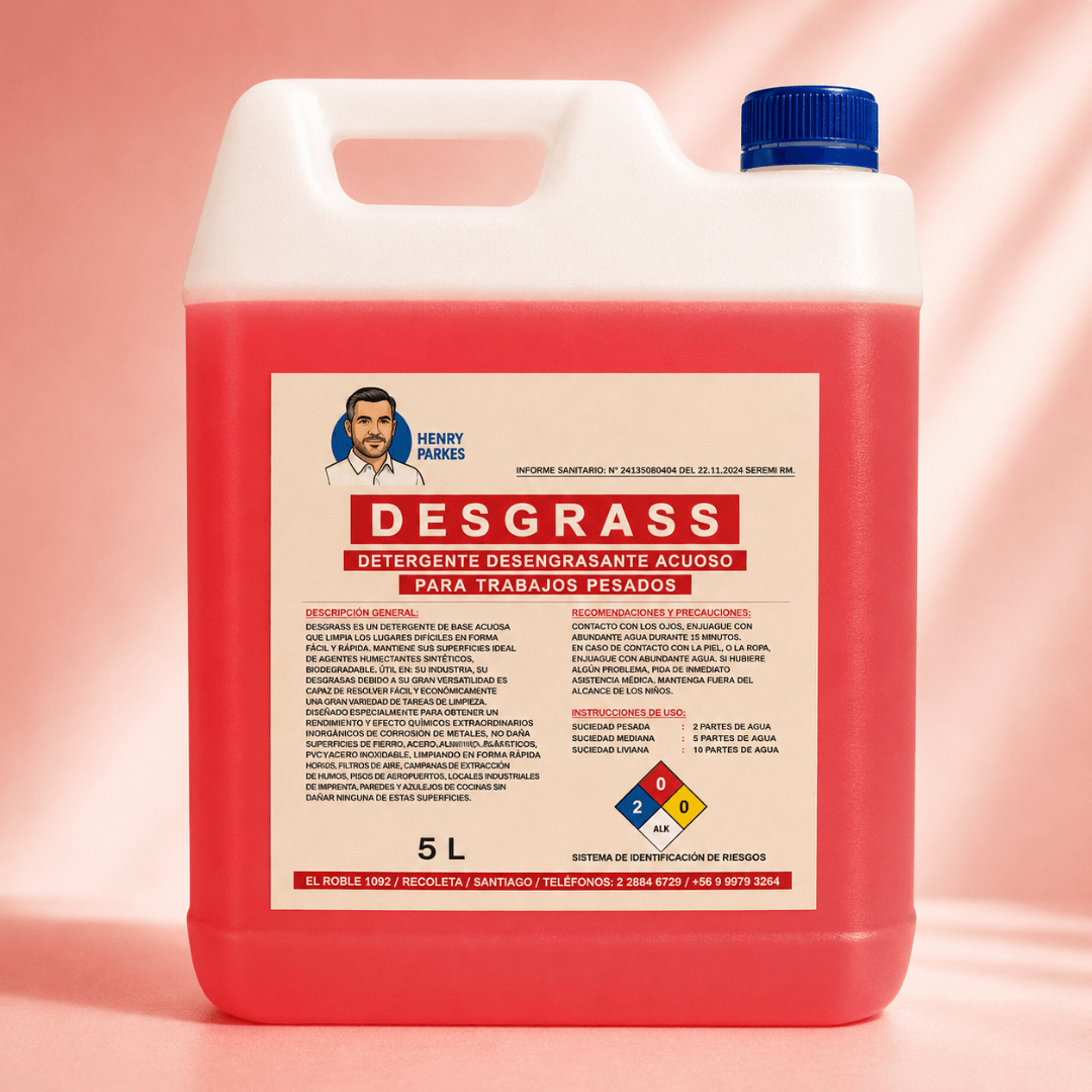 detergente desengrasante acuoso para trabajos pesados