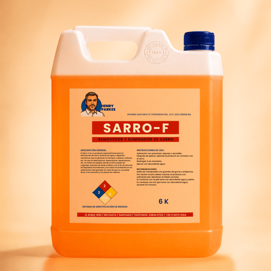 Sarro F Removedor Eliminador Sarro 6 Kilos