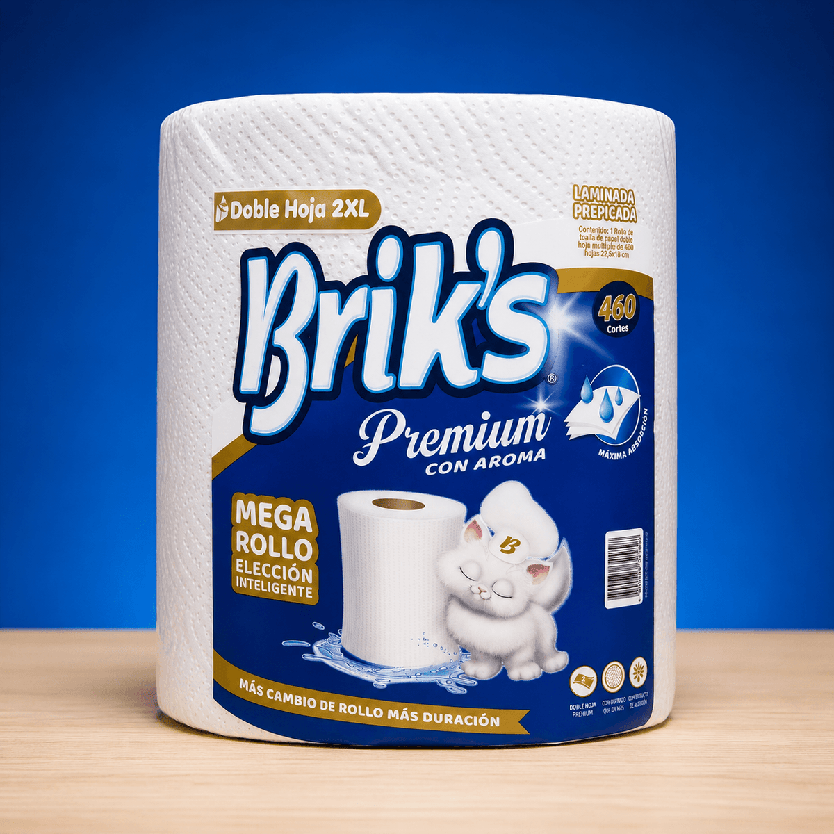 Toalla Absorbente Doble Hoja Brik's