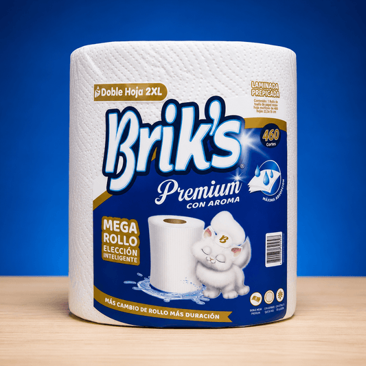 Toalla Absorbente Doble Hoja Brik's