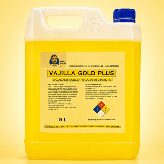 Vajilla Gold Plus Lavalozas Concentrado Manual 5 Litros
